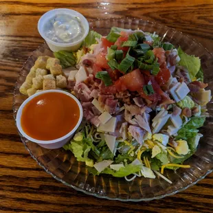 Stacked chef salad! YUMMMMM!