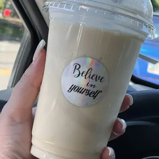 Pralines &amp; Cream Cheesecake protein shake