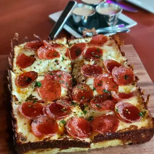 Pepperoni &amp; Hot Honey Pizza (w/ Spicy Ranch)