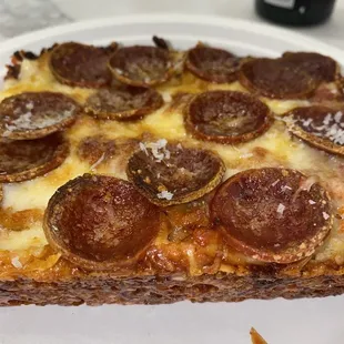 Pepperoni pizza from Tenderoni's