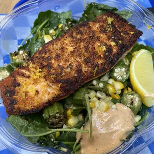 Blackened Salmon Bowl