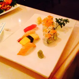 food, sushi and sashimi, sushi, sashimi