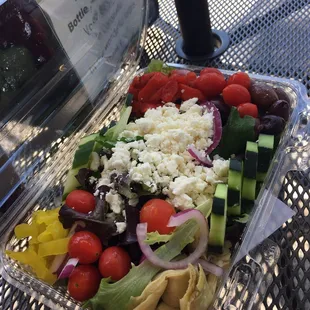 Small Greek salad!