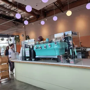 customers at the counter