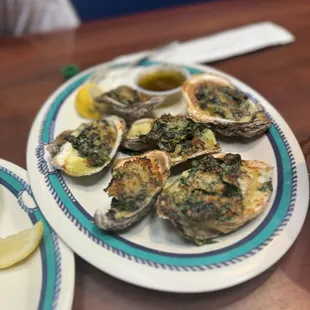 Oysters Rockefeller.