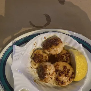 Blackened Sea Scallops