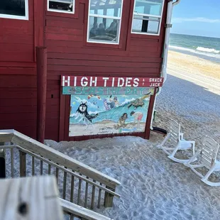 Stairs down to beach