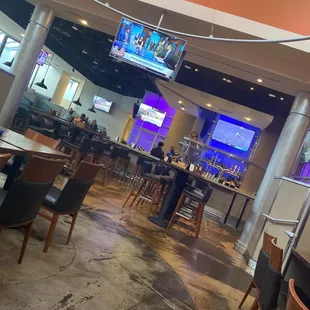 Bar area