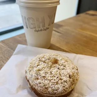 Verve Coffee and Starter Bakery coffee cake