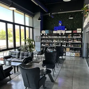Coffee lounge area