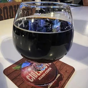 A dark lager