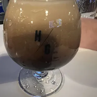 Watching the nitro pour settle