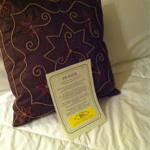 Pillow prayer