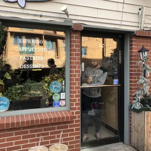 Our Drinks outside entrance