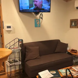 a flat screen tv
