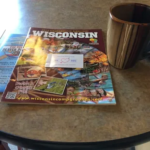 Coffee and pamphlets!