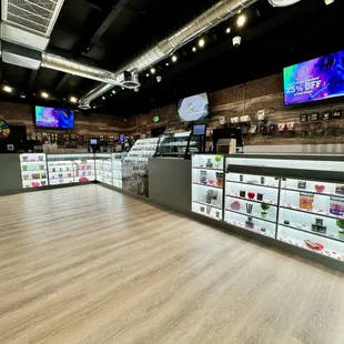 A wide shot of the 'budroom' in Higher Level Fresno