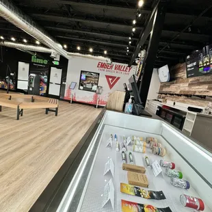 A wide shot of the 'budroom' in Higher Level Fresno