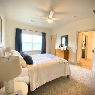 Large bedroom(s) with plenty of closet space.