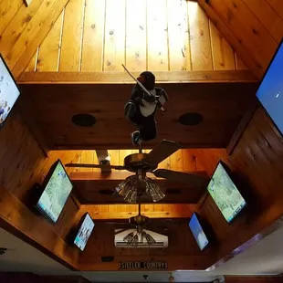 a man playing a video game