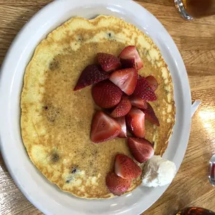 Blueberry Brancake. Very good. Very substantial.