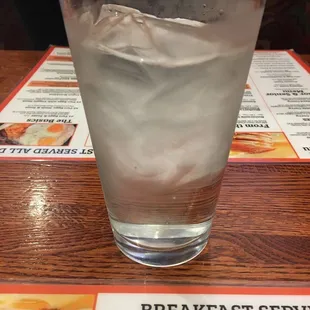Water comes quickly