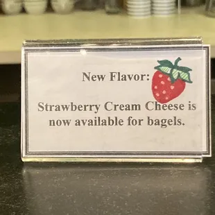 Varied cream cheese flavors