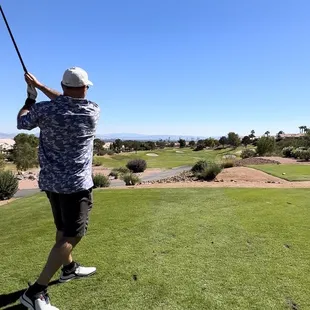 Great views off the tee box.