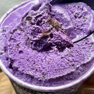 Afters Ice Cream: Ube Brownie