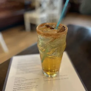 Apple ginger crush mock tail