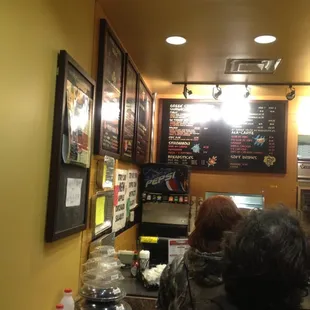 customers at counter