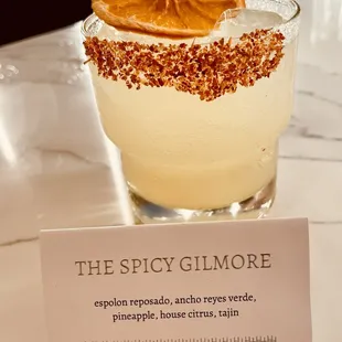 Craft cocktail: Spicy Gilmore