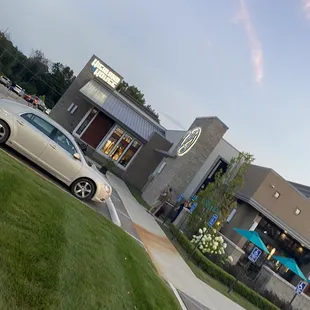 Outside