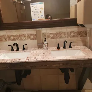 Very clean restrooms. I was impressed.