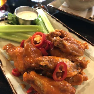 Triple Fried Chicken Wings