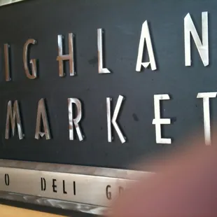 a close up of the sign