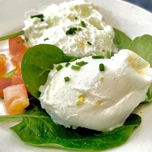 Poached eggs