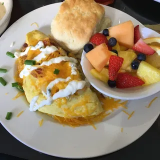 Michael's Loaded Baked Potato Omelet