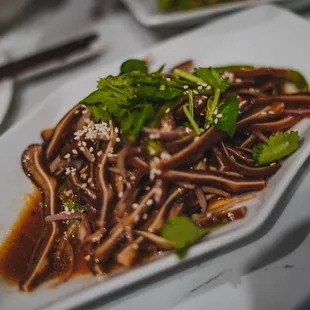 Spicy pig ear