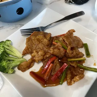 Fried Pork in Scoop