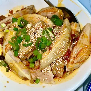 Chicken with Sichuan Chill Oil