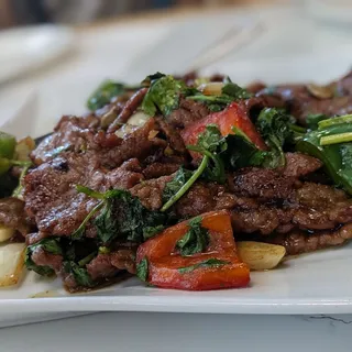Stir-Fried Beef with Scallions