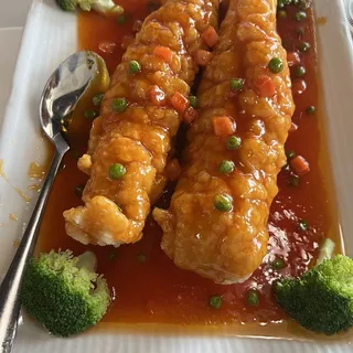 Squirrel-Shaped Mandarin Fish