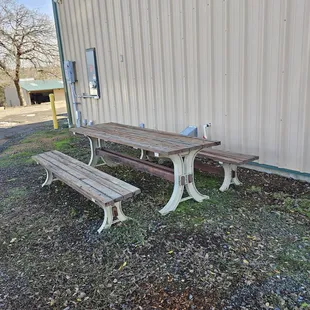 Outdoor eating area