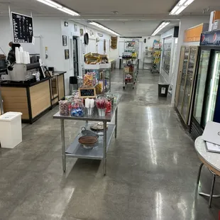 Interior of store