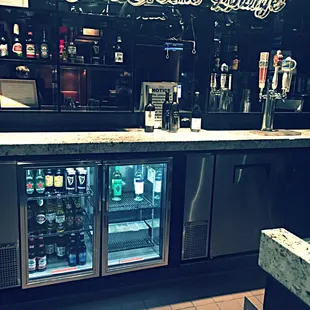 We offer a wide selection of beer and wine. Looking for something with kick? Head on over to Five Creeks and you can bring your drinks in!