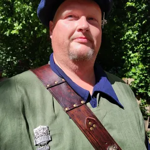 Sporting my limited edition KHRF 2024 pin