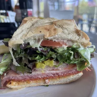 Hot italian sandwich
