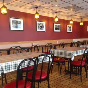 tables and chairs