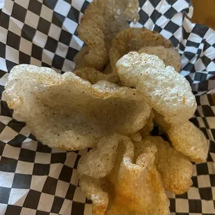 Scratch-made pork rinds